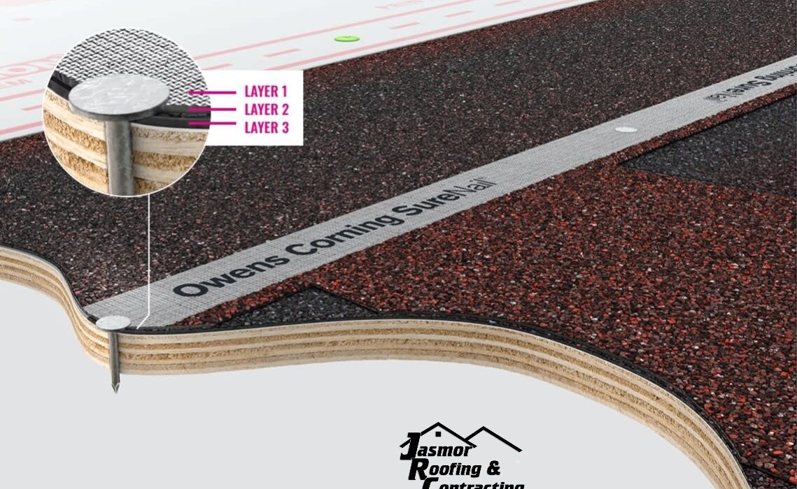 Picture of SureNail Technology by Owens Corning.